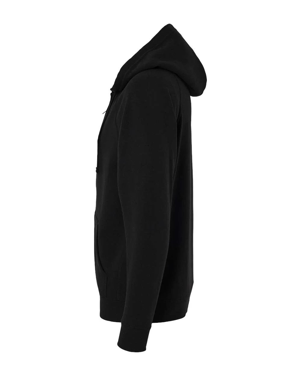 Independent Trading Co.-PRM33SBZ-Special Blend Raglan Full-Zip Hooded Sweatshirt - Image 3