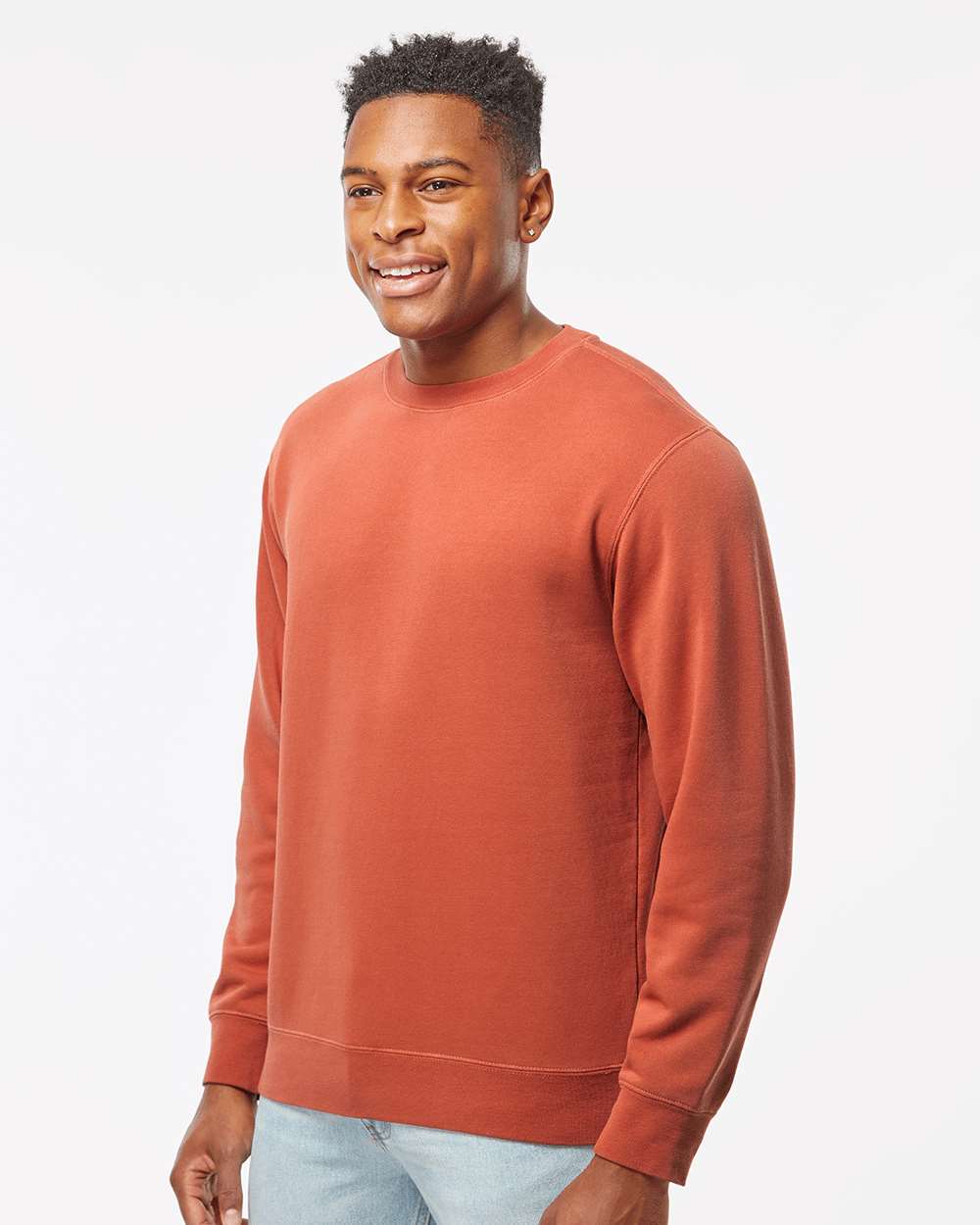 Independent Trading Co.-PRM3500-Midweight Pigment-Dyed Crewneck Sweatshirt - Image 12