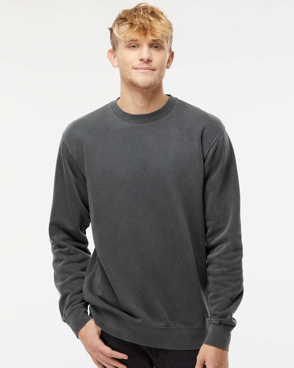 Independent Trading Co.-PRM3500-Midweight Pigment-Dyed Crewneck Sweatshirt - Image 17