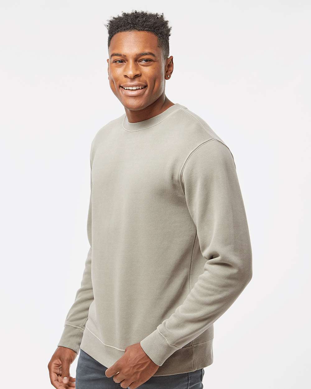 Independent Trading Co.-PRM3500-Midweight Pigment-Dyed Crewneck Sweatshirt - Image 24