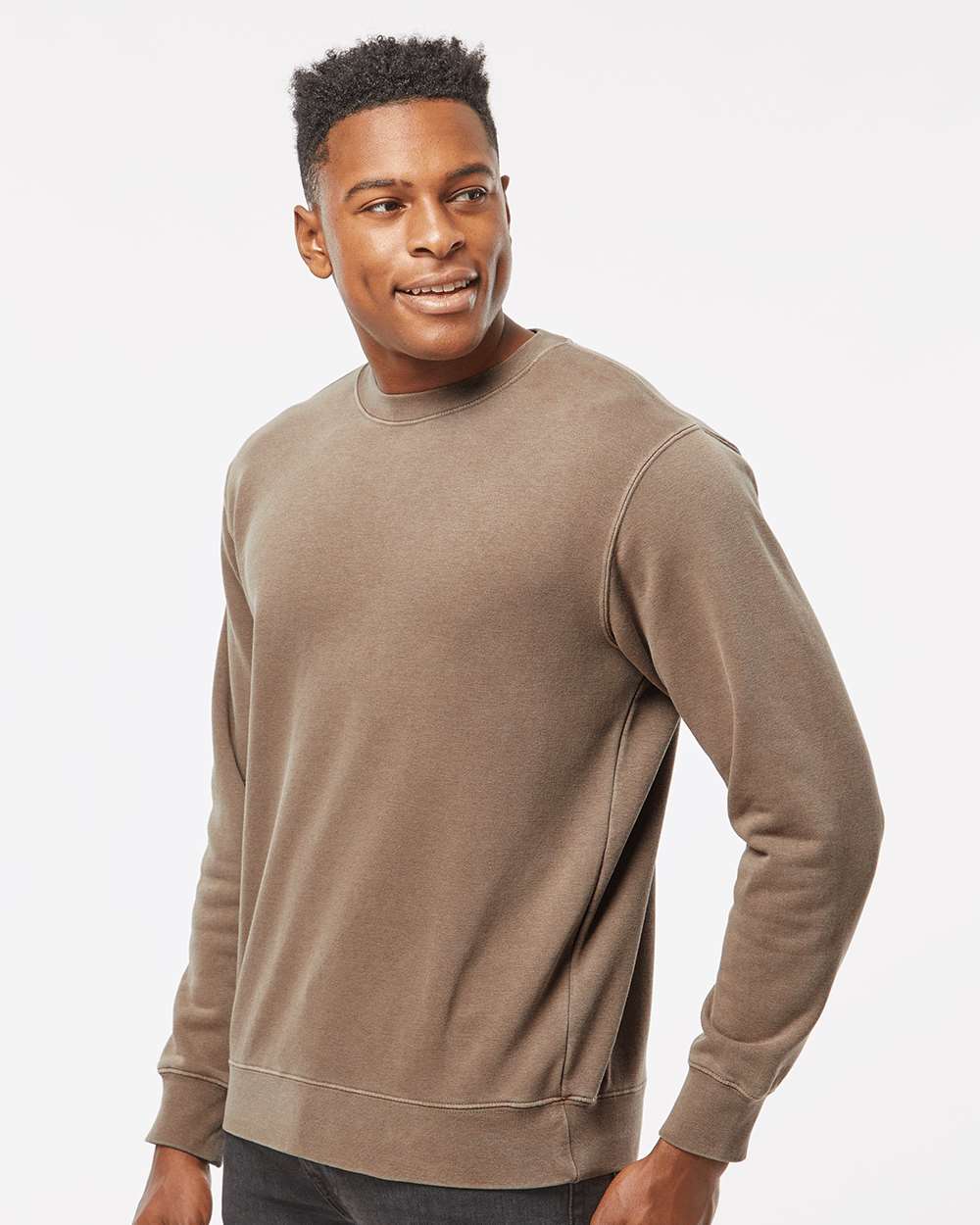 Independent Trading Co.-PRM3500-Midweight Pigment-Dyed Crewneck Sweatshirt - Image 30