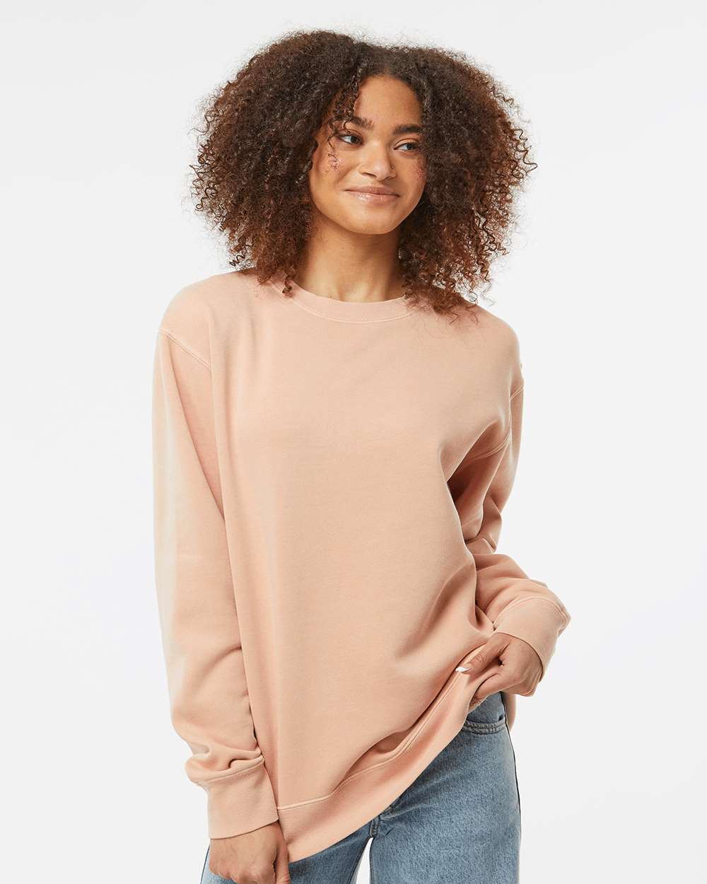 Independent Trading Co.-PRM3500-Midweight Pigment-Dyed Crewneck Sweatshirt - Image 35