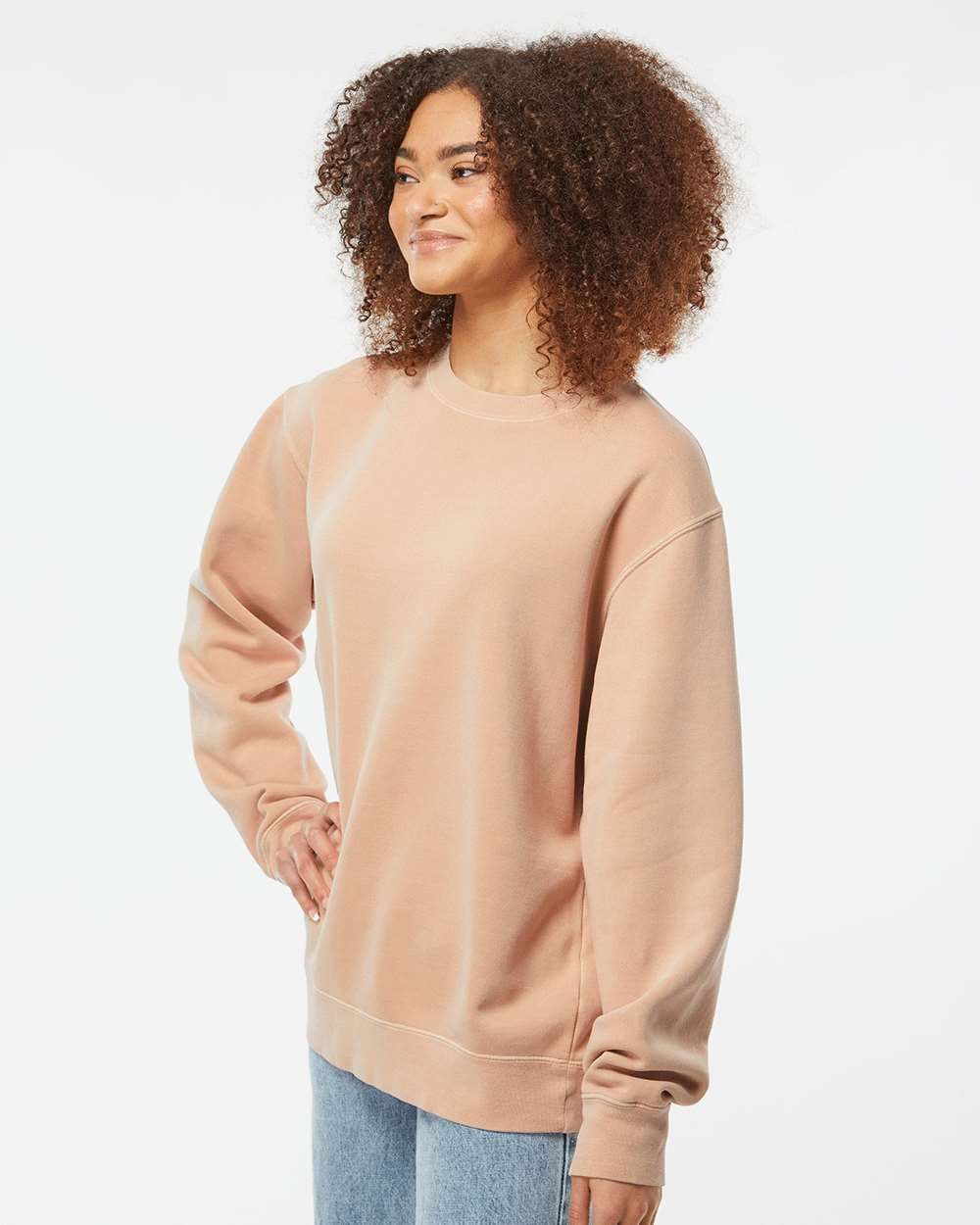 Independent Trading Co.-PRM3500-Midweight Pigment-Dyed Crewneck Sweatshirt - Image 36