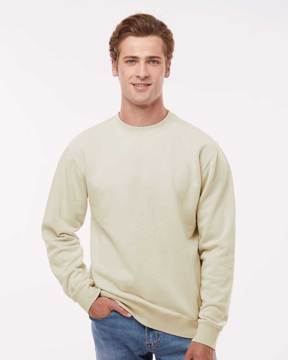 Independent Trading Co.-PRM3500-Midweight Pigment-Dyed Crewneck Sweatshirt - Image 41