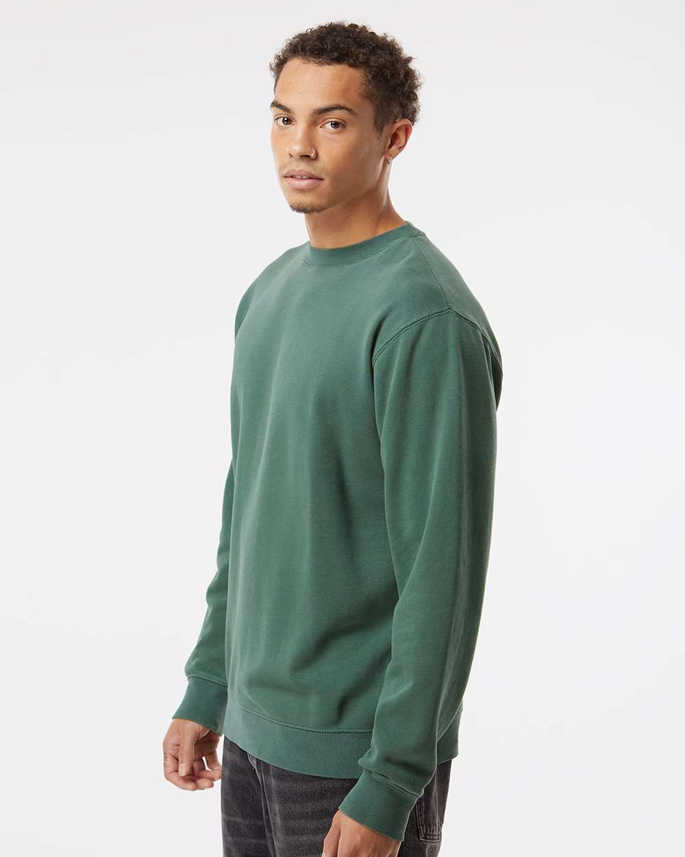 Independent Trading Co.-PRM3500-Midweight Pigment-Dyed Crewneck Sweatshirt - Image 5