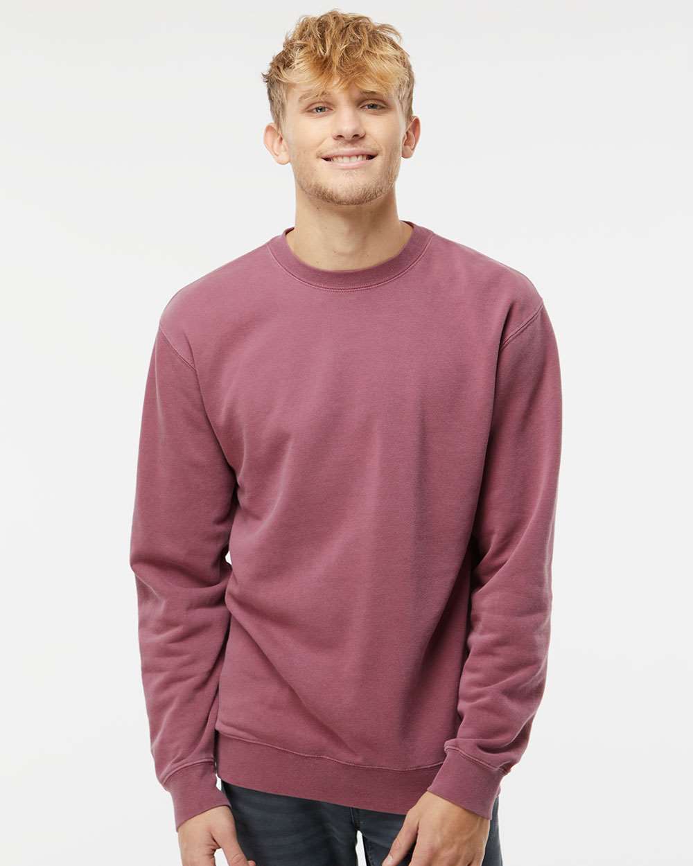 Independent Trading Co.-PRM3500-Midweight Pigment-Dyed Crewneck Sweatshirt - Image 53