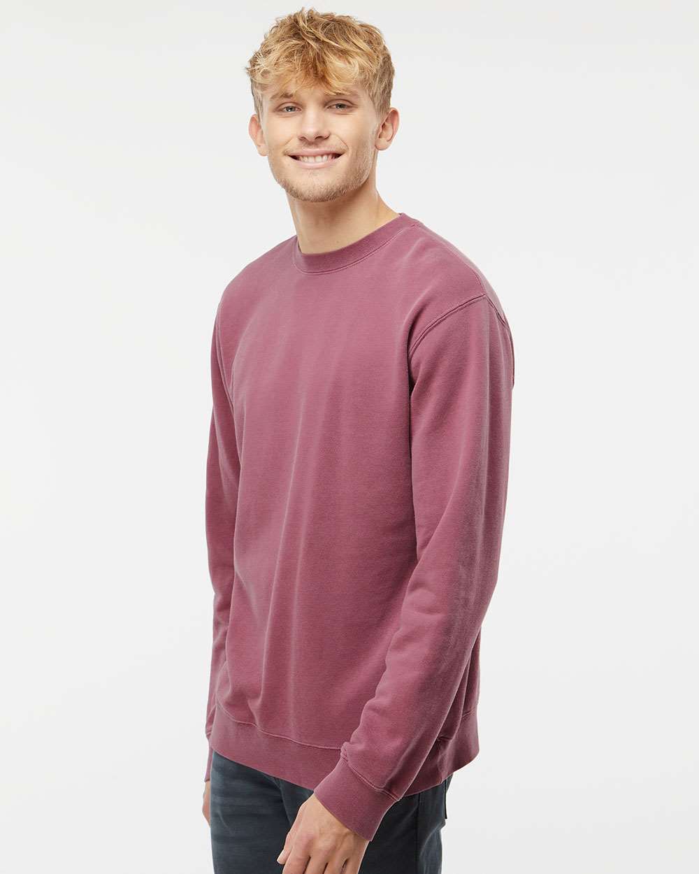 Independent Trading Co.-PRM3500-Midweight Pigment-Dyed Crewneck Sweatshirt - Image 54