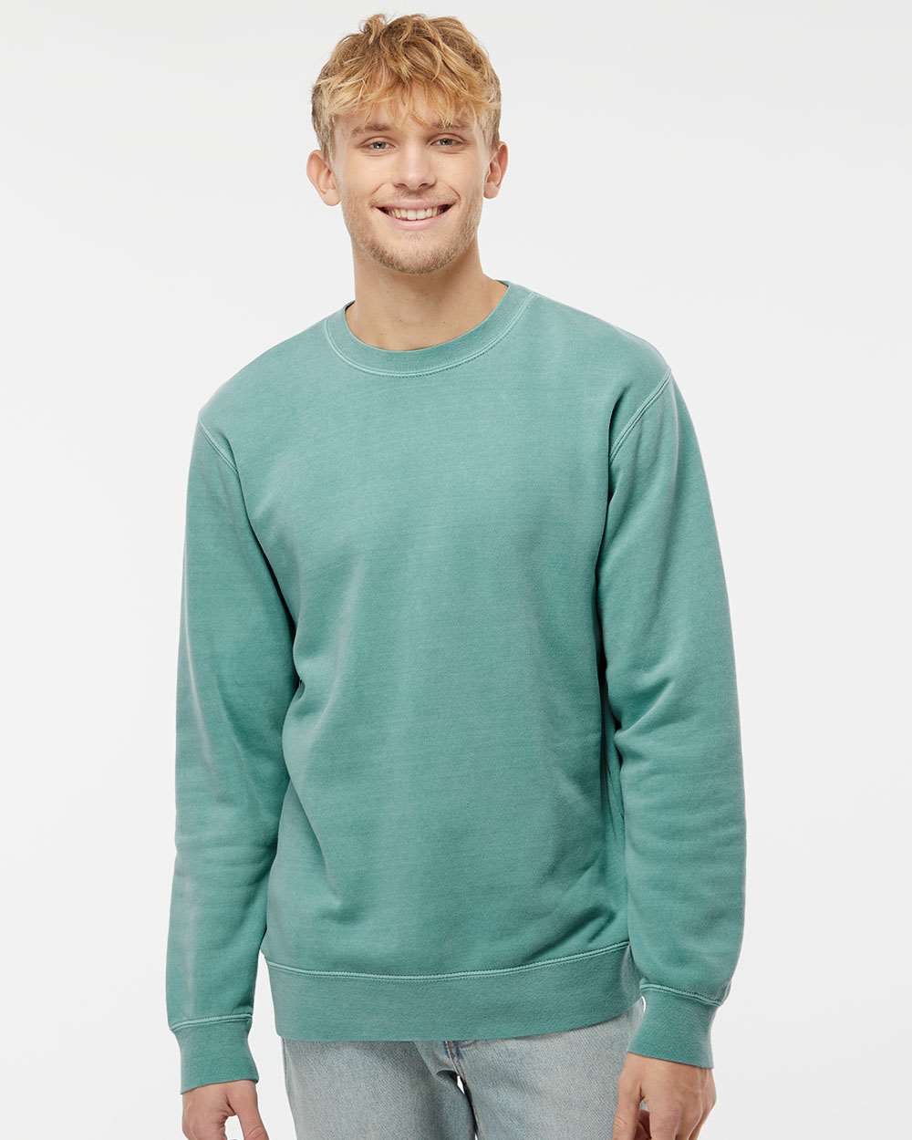 Independent Trading Co.-PRM3500-Midweight Pigment-Dyed Crewneck Sweatshirt - Image 59