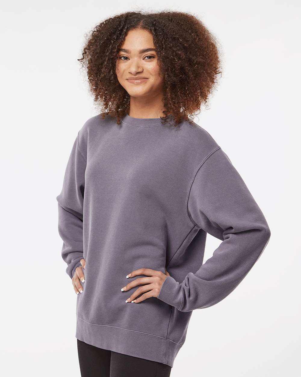 Independent Trading Co.-PRM3500-Midweight Pigment-Dyed Crewneck Sweatshirt - Image 72