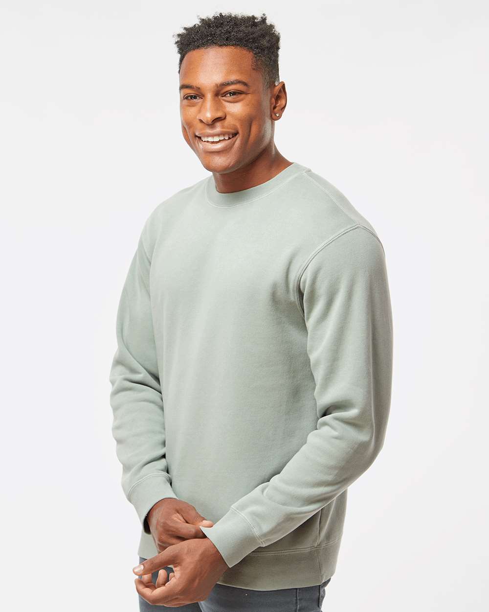 Independent Trading Co.-PRM3500-Midweight Pigment-Dyed Crewneck Sweatshirt - Image 78