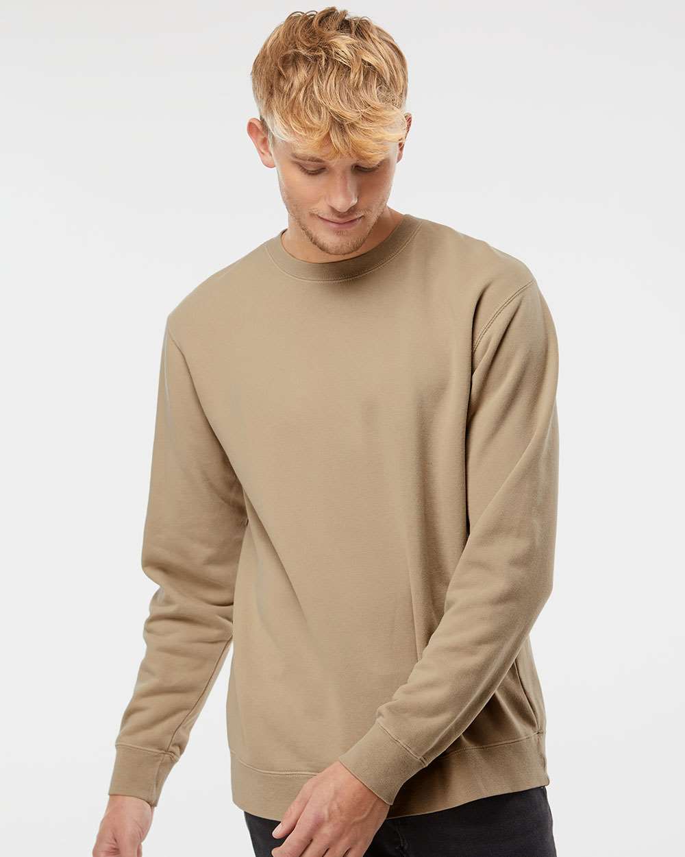 Independent Trading Co.-PRM3500-Midweight Pigment-Dyed Crewneck Sweatshirt - Image 83