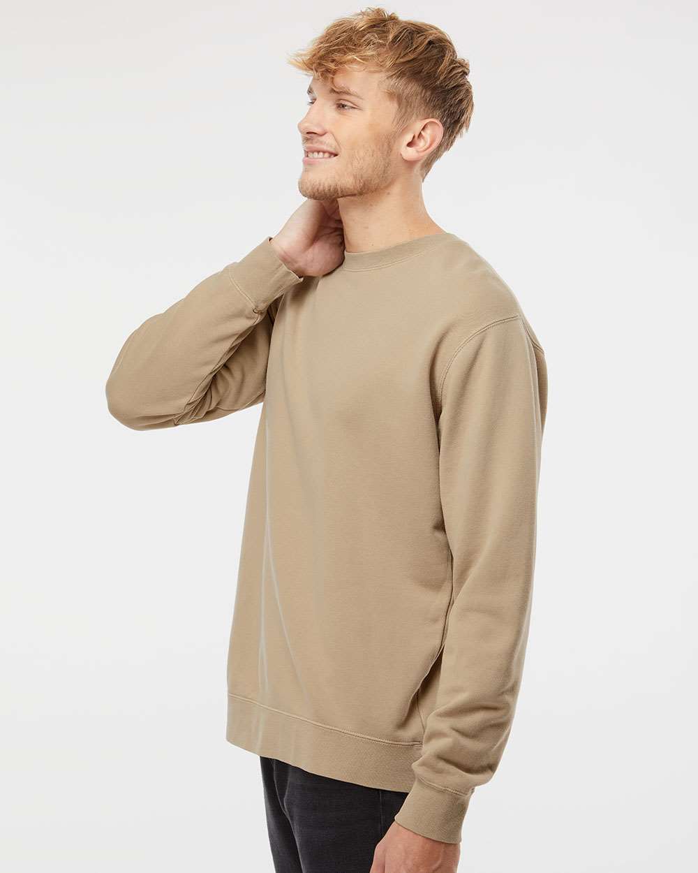 Independent Trading Co.-PRM3500-Midweight Pigment-Dyed Crewneck Sweatshirt - Image 84