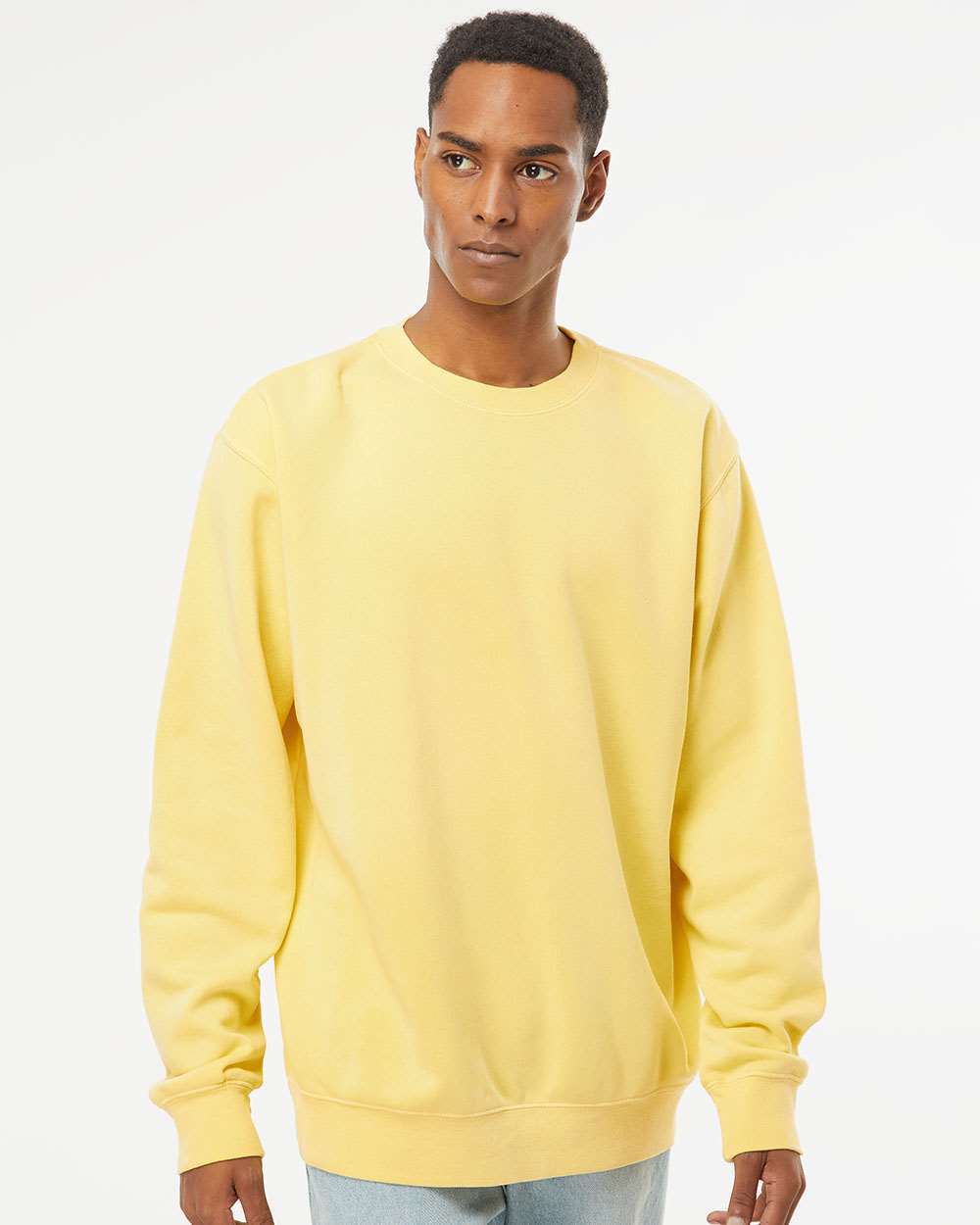 Independent Trading Co.-PRM3500-Midweight Pigment-Dyed Crewneck Sweatshirt - Image 95