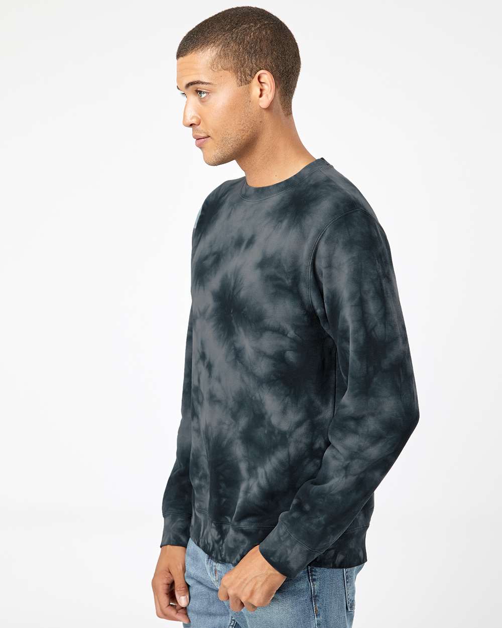 Independent Trading Co.-PRM3500TD-Midweight Tie-Dyed Crewneck Sweatshirt - Image 12