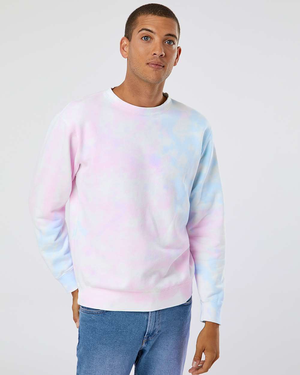 Independent Trading Co.-PRM3500TD-Midweight Tie-Dyed Crewneck Sweatshirt - Image 17