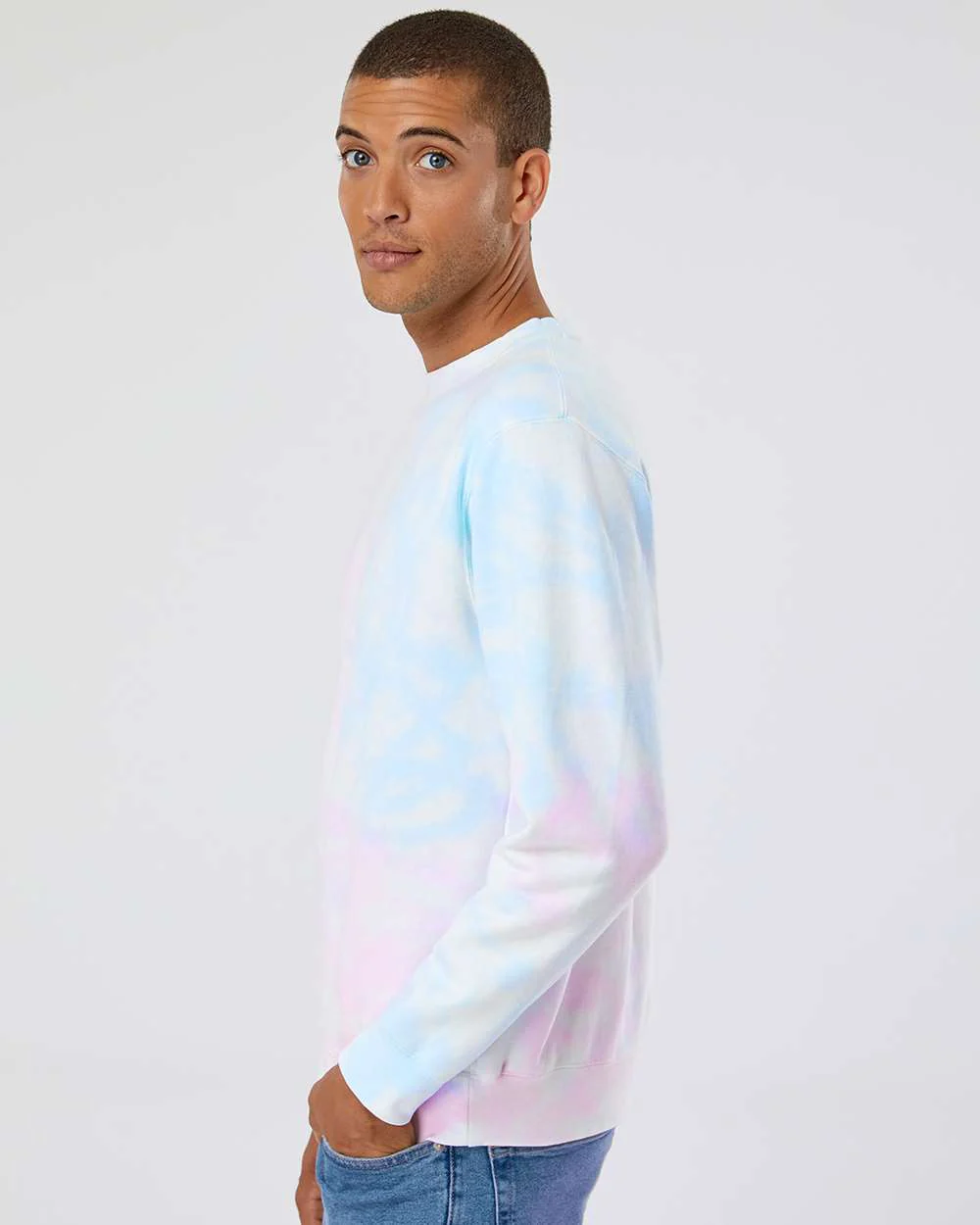 Independent Trading Co.-PRM3500TD-Midweight Tie-Dyed Crewneck Sweatshirt - Image 18