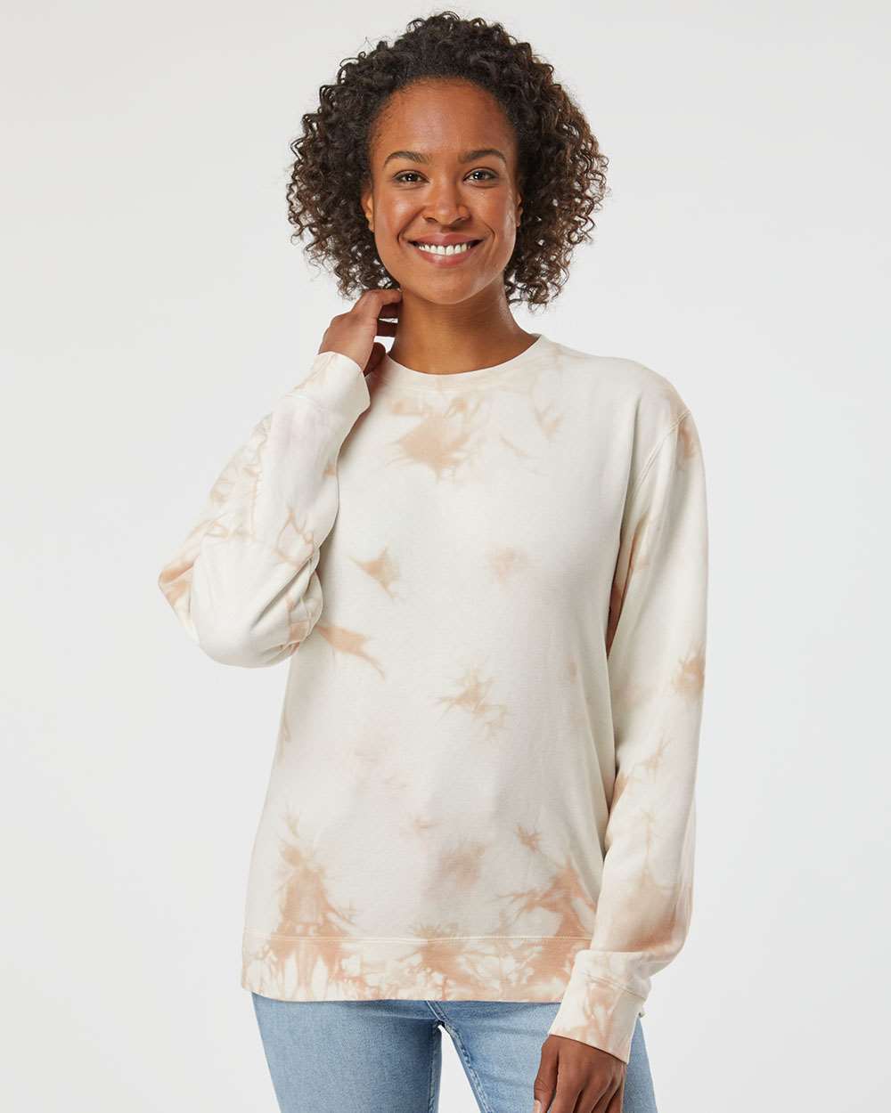 Independent Trading Co.-PRM3500TD-Midweight Tie-Dyed Crewneck Sweatshirt - Image 23