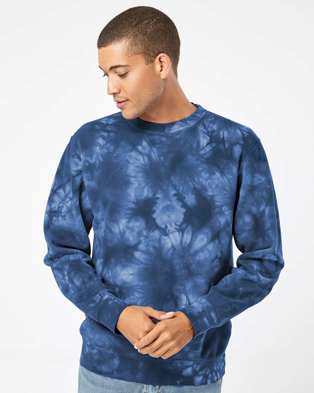 Independent Trading Co.-PRM3500TD-Midweight Tie-Dyed Crewneck Sweatshirt - Image 29