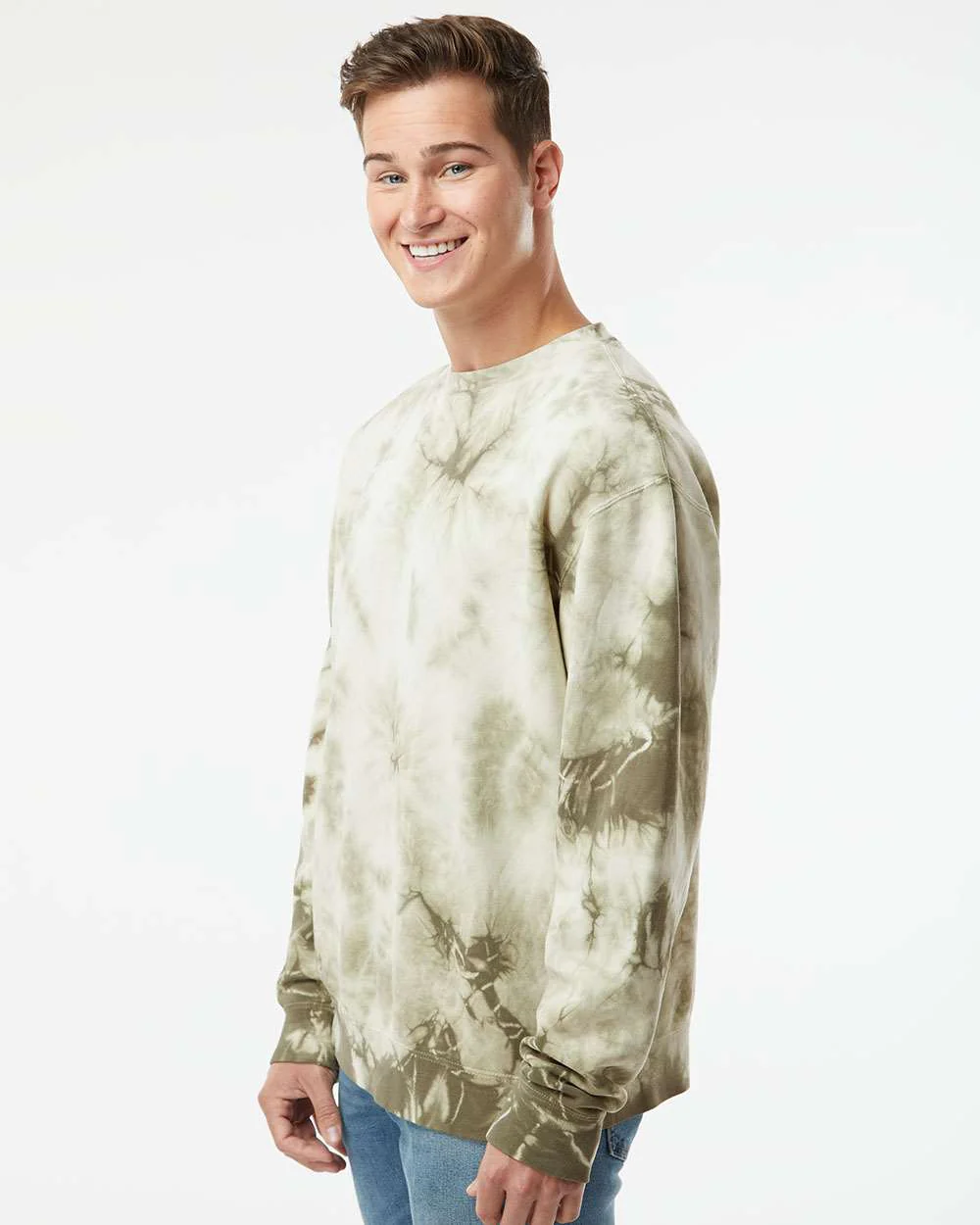 Independent Trading Co.-PRM3500TD-Midweight Tie-Dyed Crewneck Sweatshirt - Image 36