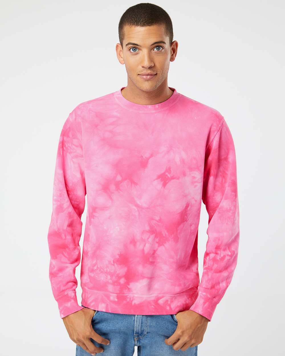Independent Trading Co.-PRM3500TD-Midweight Tie-Dyed Crewneck Sweatshirt - Image 41