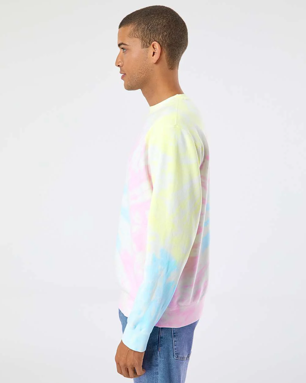 Independent Trading Co.-PRM3500TD-Midweight Tie-Dyed Crewneck Sweatshirt - Image 48