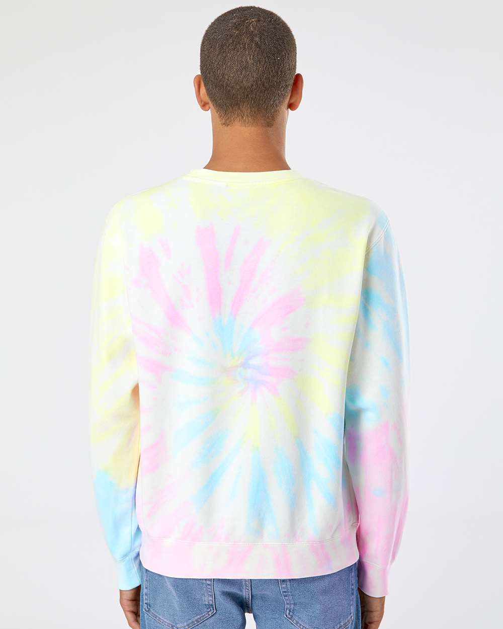 Independent Trading Co.-PRM3500TD-Midweight Tie-Dyed Crewneck Sweatshirt - Image 49