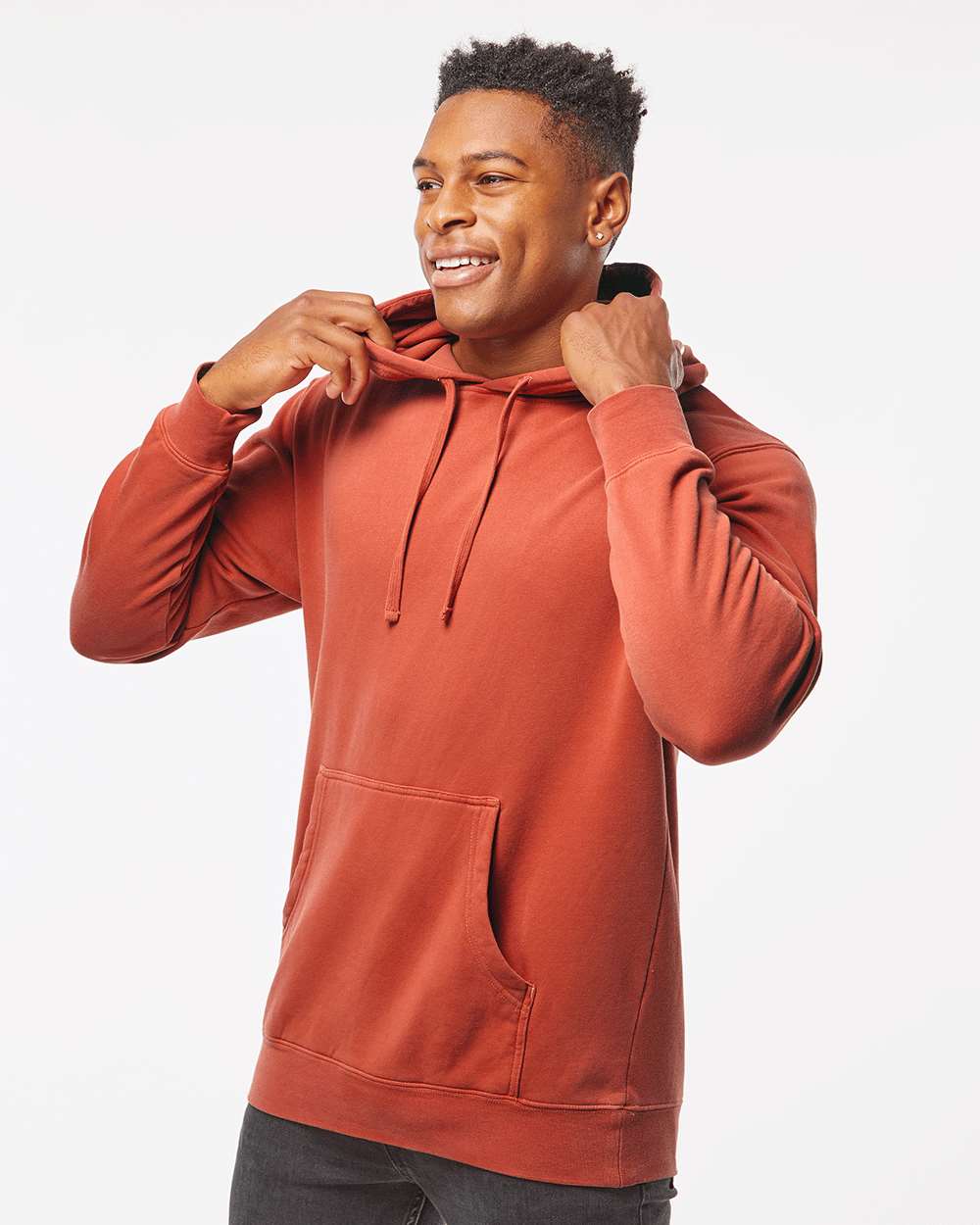 Independent Trading Co.-PRM4500-Midweight Pigment-Dyed Hooded Sweatshirt - Image 12