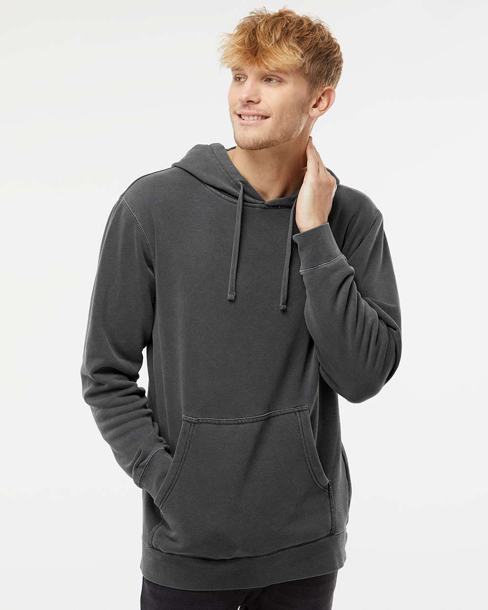 Independent Trading Co.-PRM4500-Midweight Pigment-Dyed Hooded Sweatshirt - Image 17