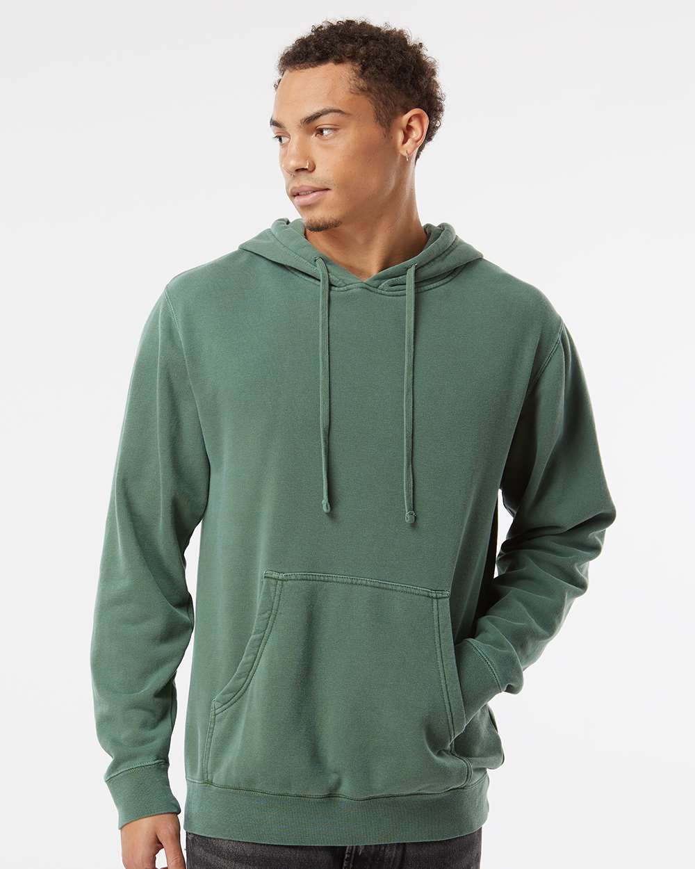 Independent Trading Co.-PRM4500-Midweight Pigment-Dyed Hooded Sweatshirt - Image 4