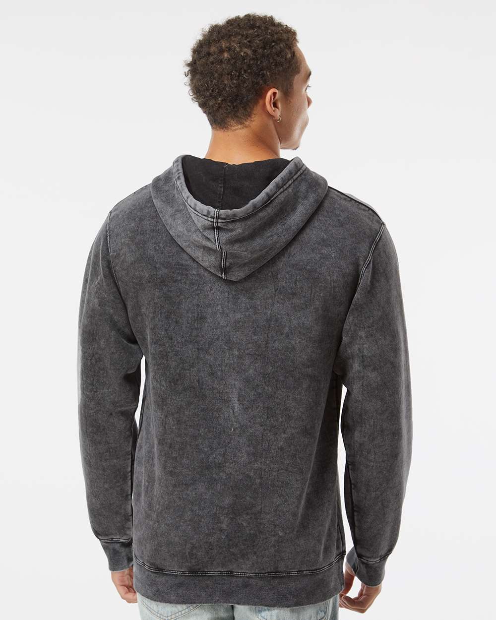 Independent Trading Co.-PRM4500MW-Midweight Mineral Wash Hooded Sweatshirt - Image 6
