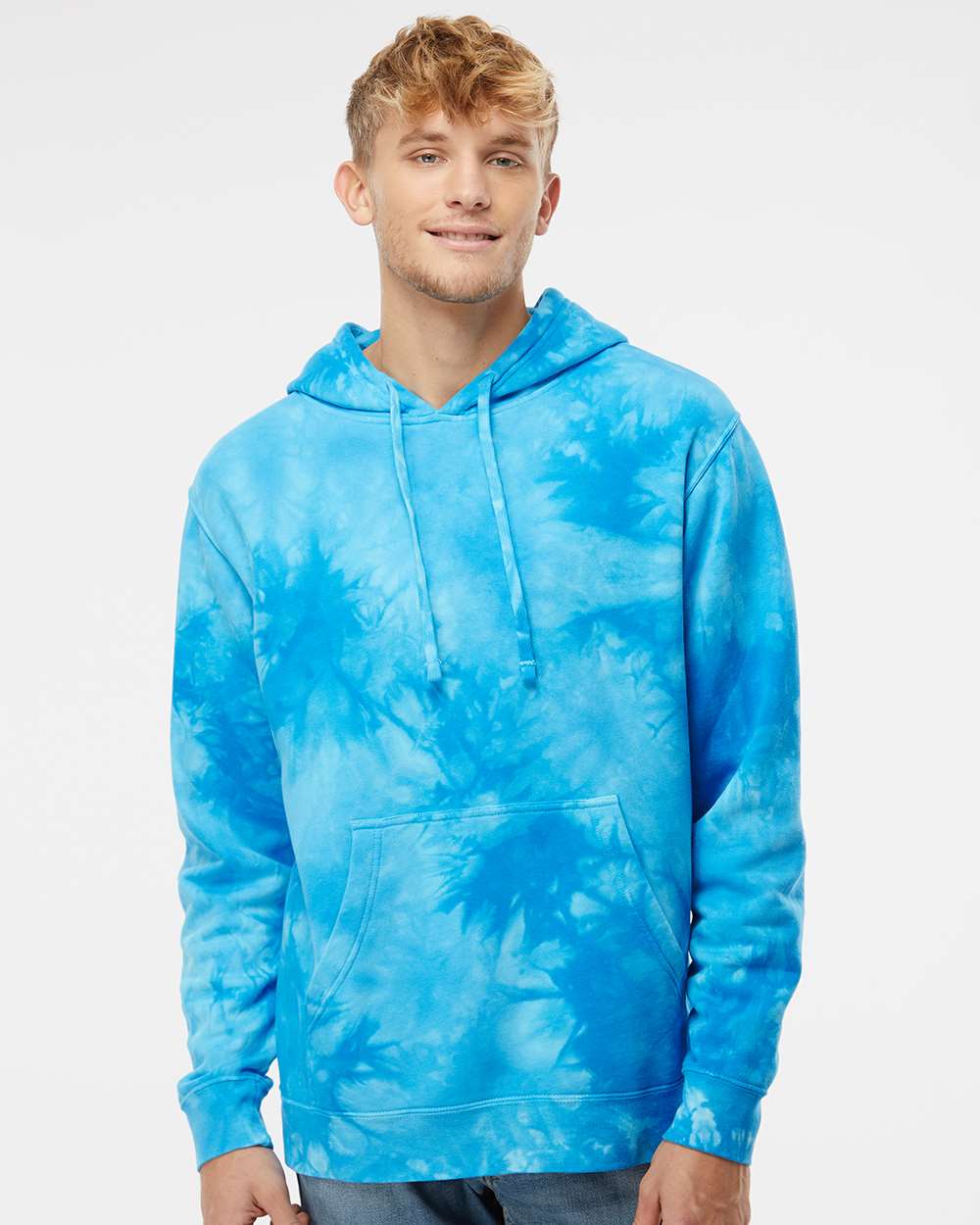 Independent Trading Co.-PRM4500TD-Midweight Tie-Dyed Hooded Sweatshirt - Image 4