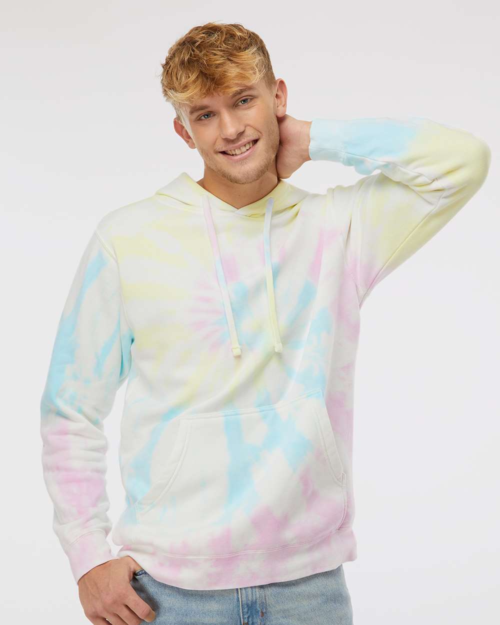 Independent Trading Co.-PRM4500TD-Midweight Tie-Dyed Hooded Sweatshirt - Image 47