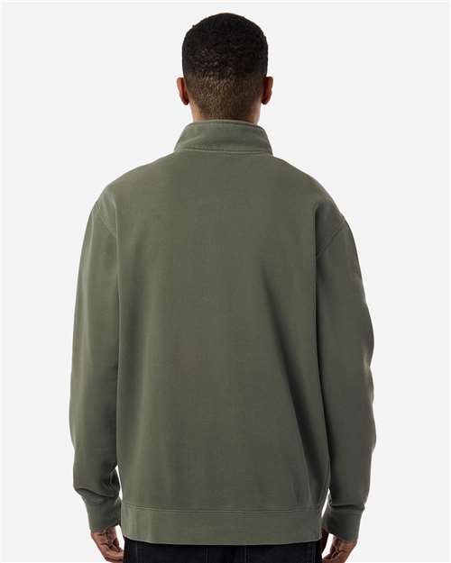 Independent Trading Co.-PRM4600QZ-Unisex Pigment-Dyed Quarter-Zip Pullover - Image 9