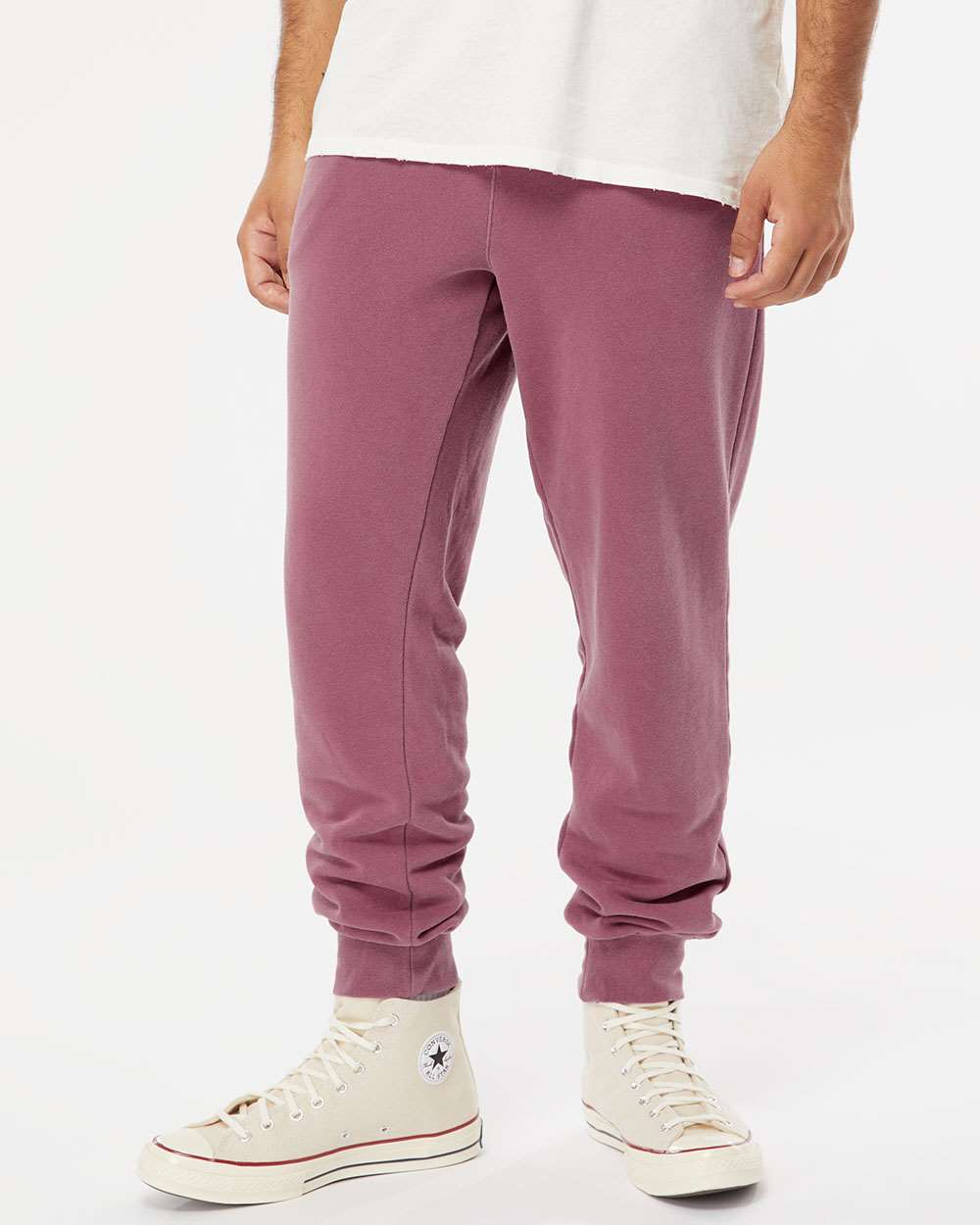 Independent Trading Co.-PRM50PTPD-Pigment-Dyed Fleece Pants - Image 17