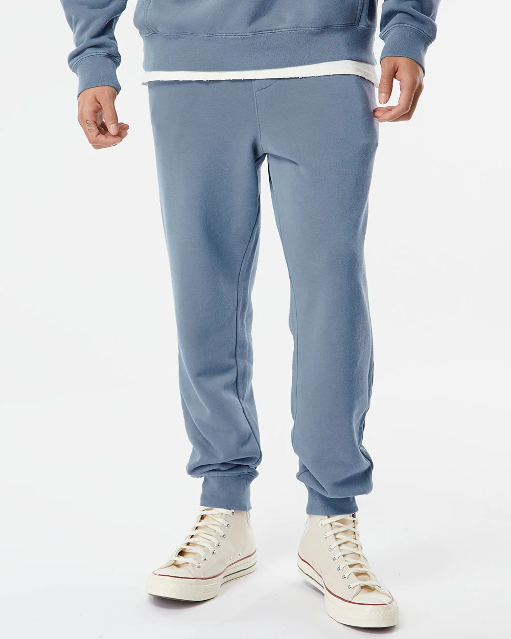 Independent Trading Co.-PRM50PTPD-Pigment-Dyed Fleece Pants - Image 7
