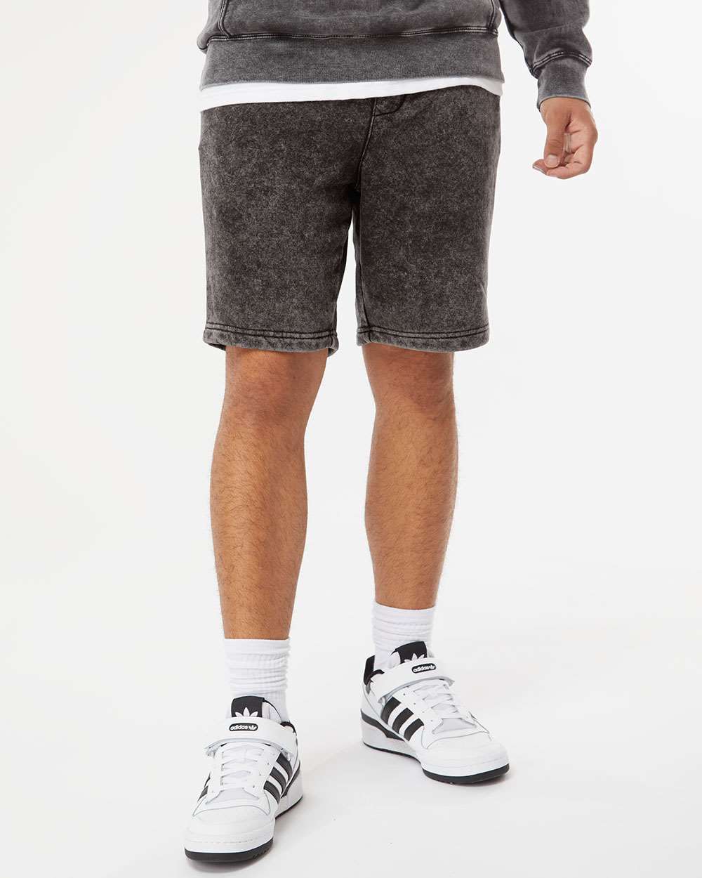 Independent Trading Co.-PRM50STMW-Mineral Wash Fleece Shorts - Image 4