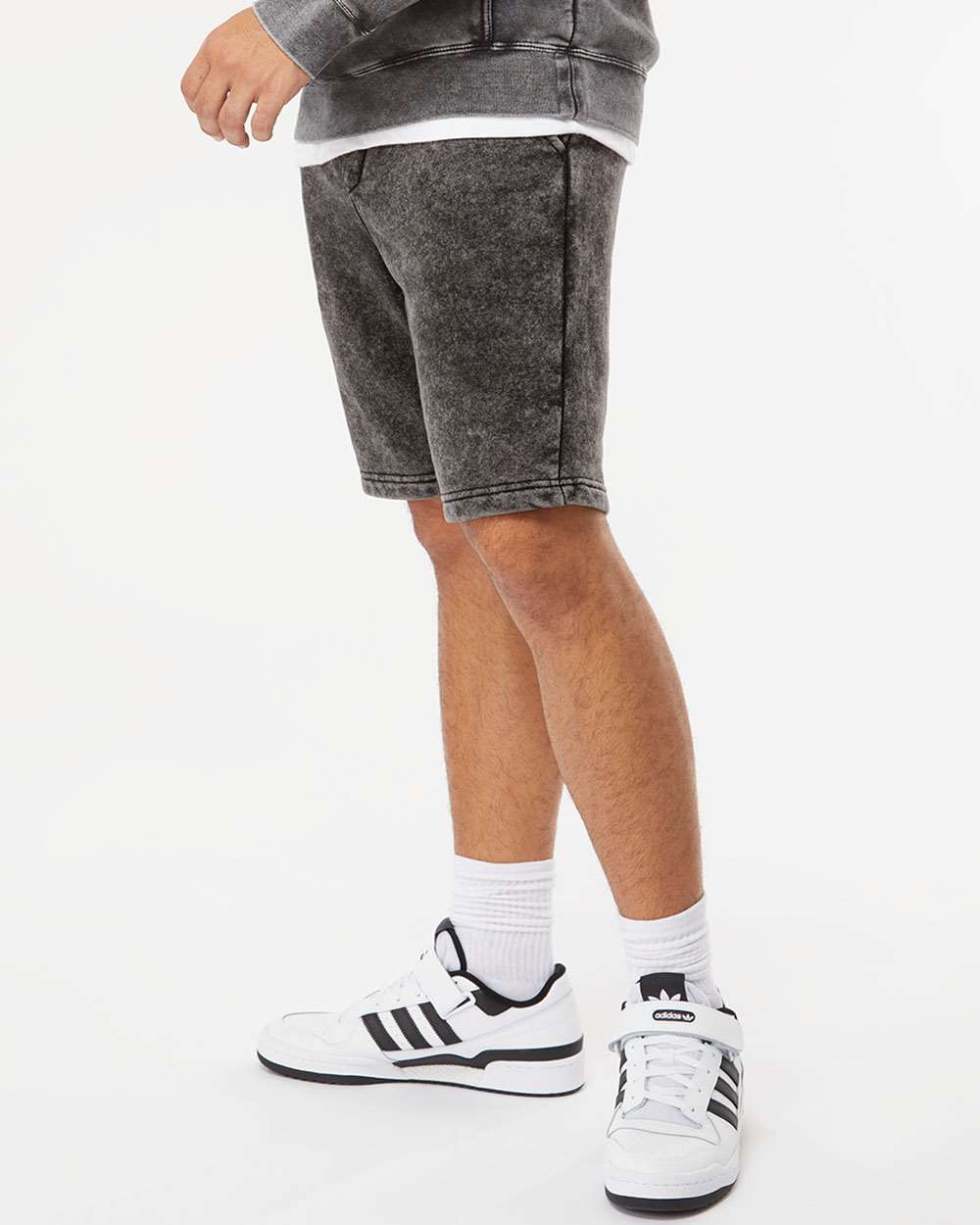 Independent Trading Co.-PRM50STMW-Mineral Wash Fleece Shorts - Image 5