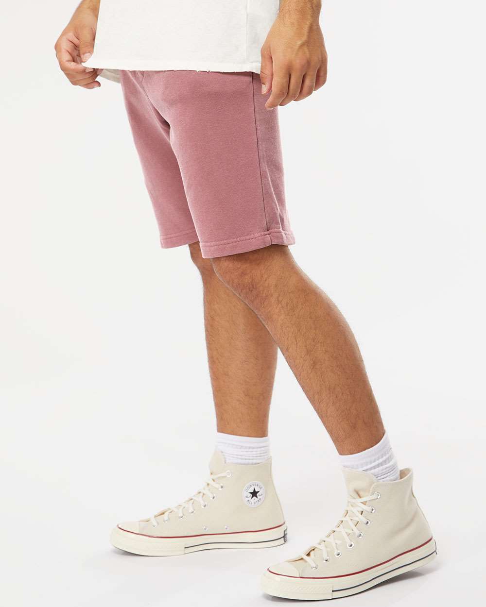 Independent Trading Co.-PRM50STPD-Pigment-Dyed Fleece Shorts - Image 18