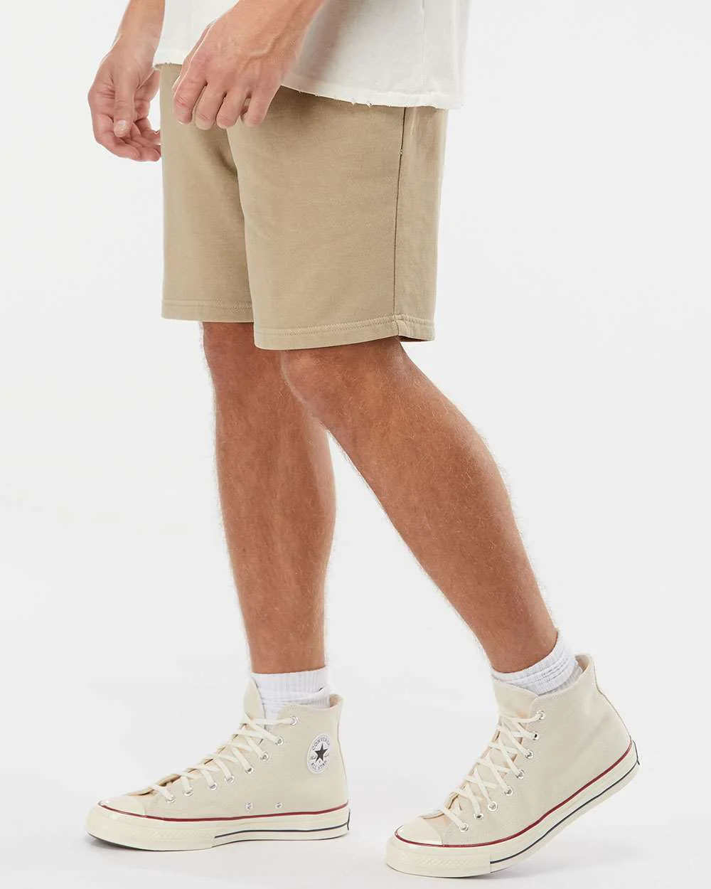 Independent Trading Co.-PRM50STPD-Pigment-Dyed Fleece Shorts - Image 24