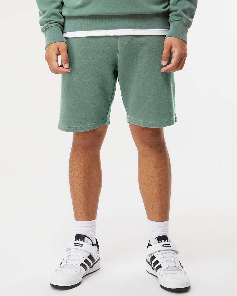 Independent Trading Co.-PRM50STPD-Pigment-Dyed Fleece Shorts - Image 4