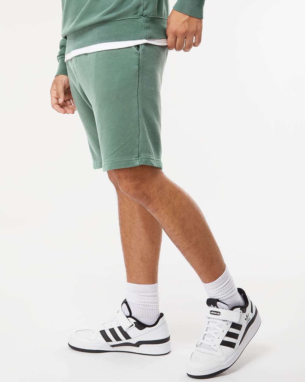 Independent Trading Co.-PRM50STPD-Pigment-Dyed Fleece Shorts - Image 5