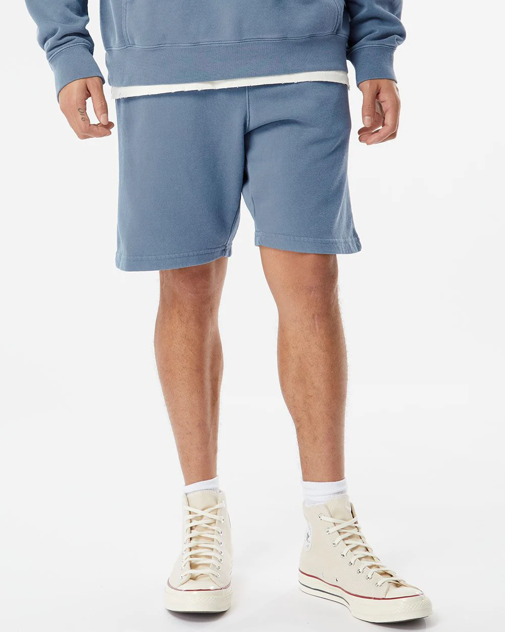 Independent Trading Co.-PRM50STPD-Pigment-Dyed Fleece Shorts - Image 7
