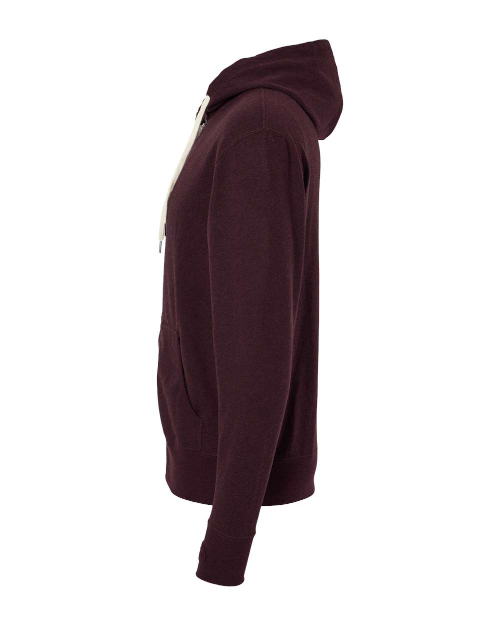 Independent Trading Co.-PRM90HTZ-Heathered French Terry Full-Zip Hooded Sweatshirt - Image 10