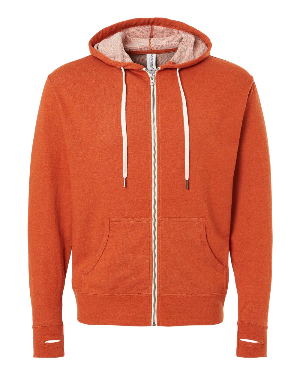 Independent Trading Co.-PRM90HTZ-Heathered French Terry Full-Zip Hooded Sweatshirt - Image 14