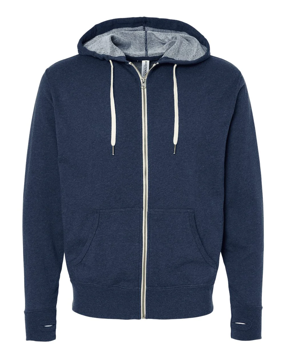 Independent Trading Co.-PRM90HTZ-Heathered French Terry Full-Zip Hooded Sweatshirt - Image 26