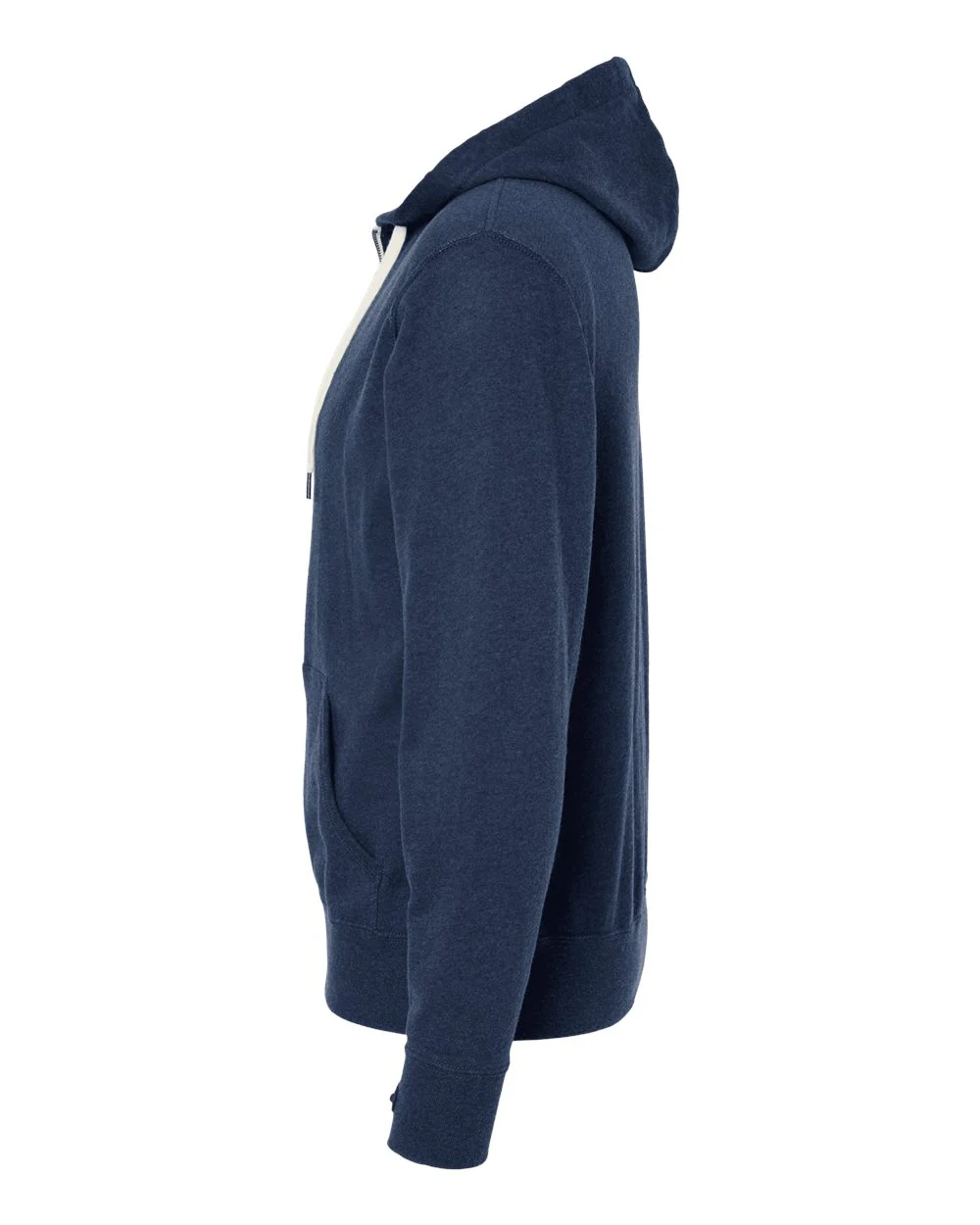 Independent Trading Co.-PRM90HTZ-Heathered French Terry Full-Zip Hooded Sweatshirt - Image 28
