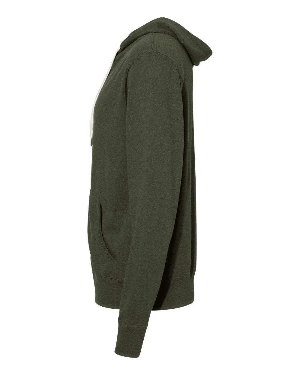 Independent Trading Co.-PRM90HTZ-Heathered French Terry Full-Zip Hooded Sweatshirt - Image 34