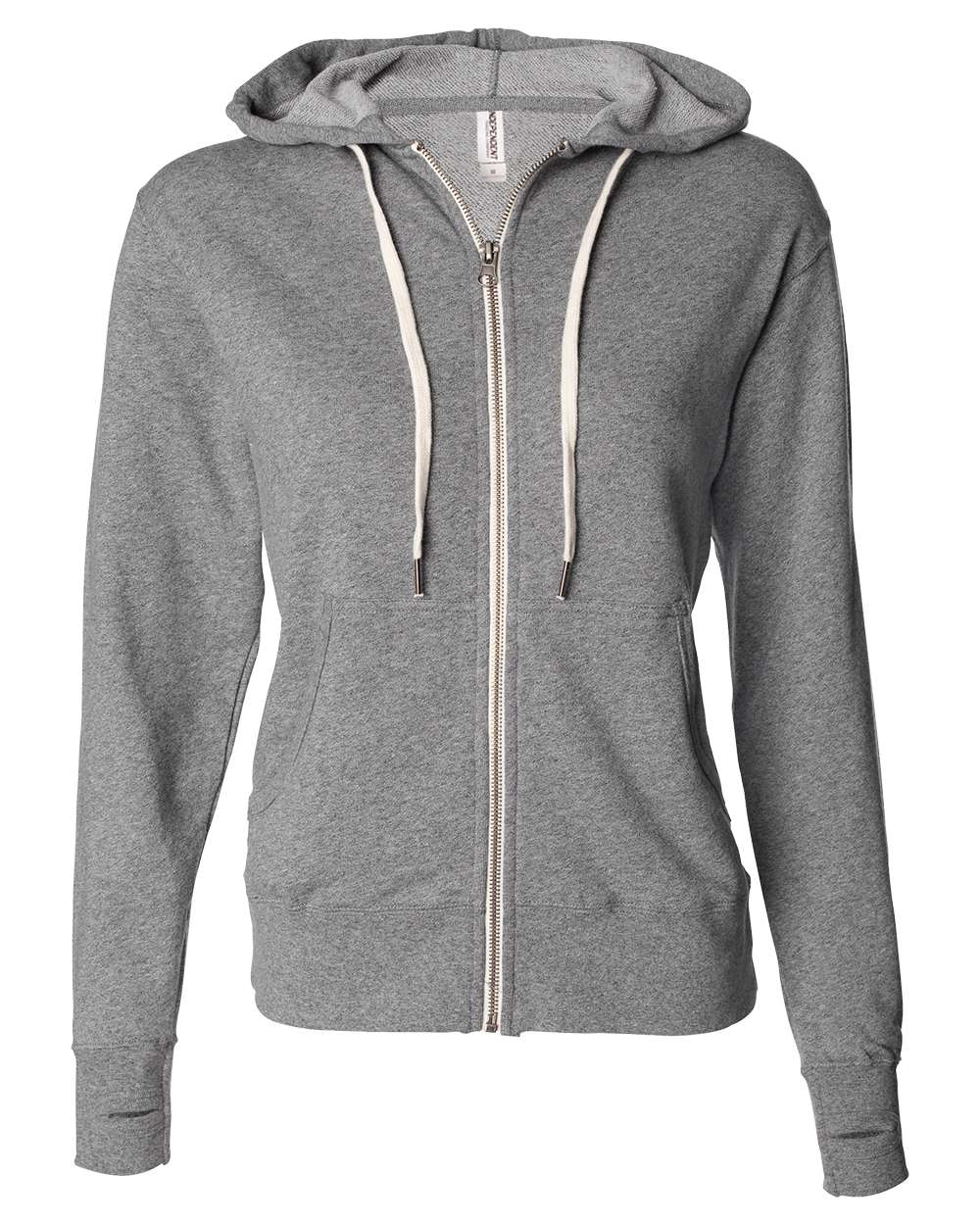 Independent Trading Co.-PRM90HTZ-Heathered French Terry Full-Zip Hooded Sweatshirt - Image 38