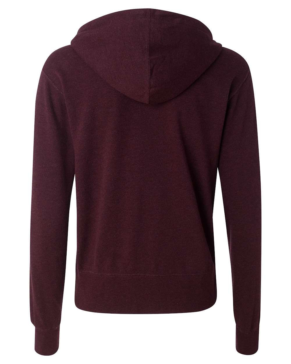 Independent Trading Co.-PRM90HTZ-Heathered French Terry Full-Zip Hooded Sweatshirt - Image 9