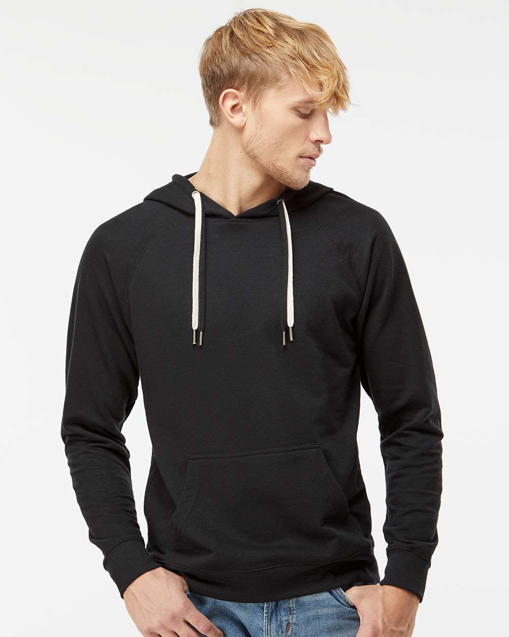 Independent Trading Co.-SS1000-Icon Lightweight Loopback Terry Hooded Sweatshirt - Image 11